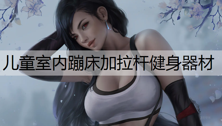 儿童室内蹦床加拉杆健身器材